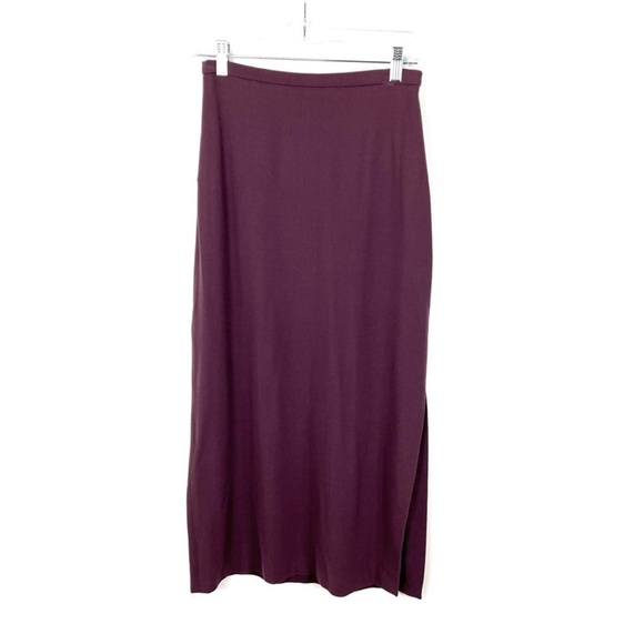 Eileen Fisher Dresses & Skirts - NEW NWT | Eileen Fisher | Wool Mauve Maroon Purple Midi Maxi Skirt | Size Small